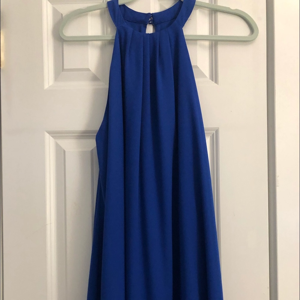 Blue dress